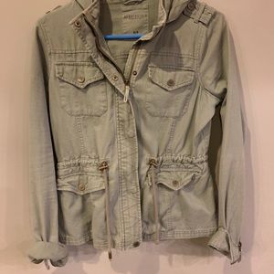 Aeropostale green utility jacket